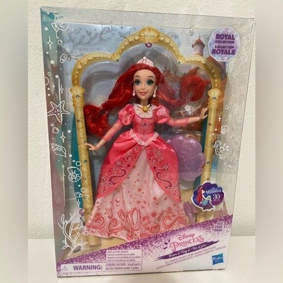 Disney Princess Royal Collection Deluxe Ariel Fashion Doll Hasbro NIB - Picture 1 of 9